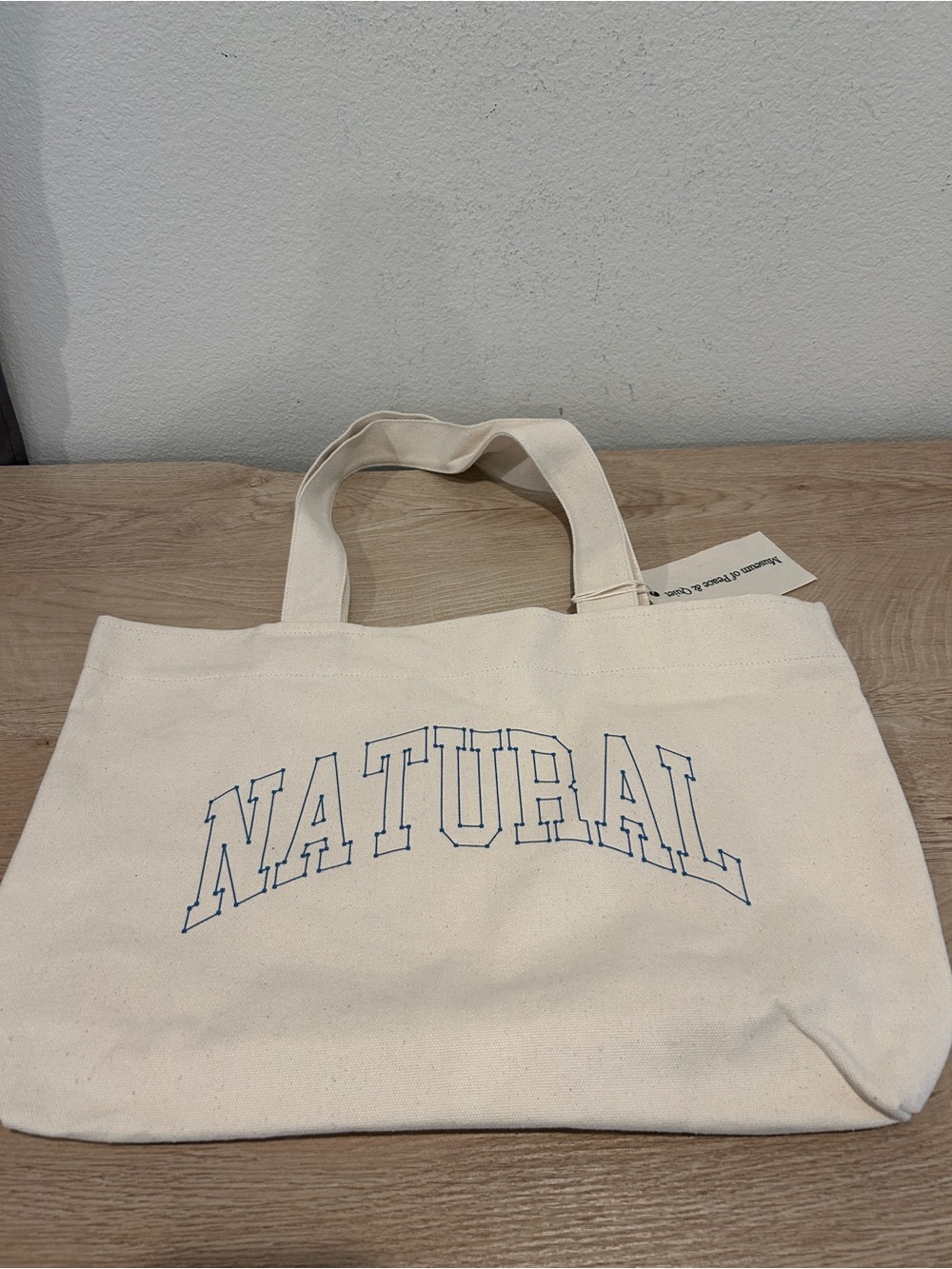 NWT Museum of Peace & Quiet Outline 'Natural‘ Tote in Bone, $60 Retail